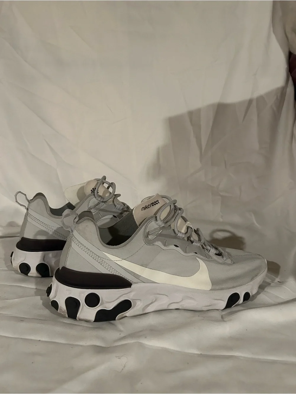 Nike React Element 55 ‘Pure Platinum’ (Size 11.5)